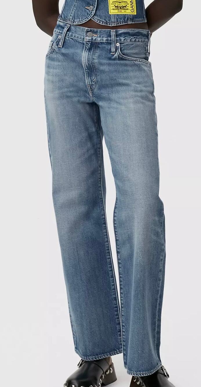 NWT LEVI'S X GANNI Baggy Bootcut Jeans Sz 33
